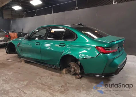 2021 BMW M3 Competition from USA, damaged, VIN WBS33AY0XMFK82755